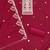Maroon cotton sequins dress material with dupatta