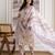 women's pure cotton embroidery work printed kurta pant with dupatta set