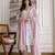 women's pure cotton embroidery work printed kurta pant with dupatta set