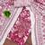 Magenta cotton printed dress material with dupatta