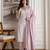 women's pure cotton embroidery work printed kurta pant with dupatta set