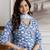 women's pure cotton embroidery work printed angrakha