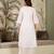 women's pure cotton embroidery work kurta pant with dupatta set
