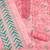 Pink cotton printed dress material with dupatta