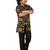 boys black cotton floral print kurta pyjama set - navratri special