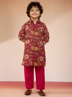  Falsa cotton floral print kurta pyjama set - navratri special 3