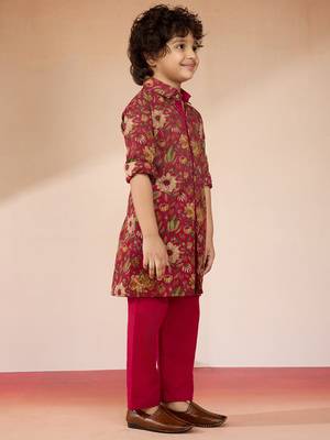  Falsa cotton floral print kurta pyjama set - navratri special 4