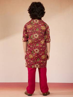  Falsa cotton floral print kurta pyjama set - navratri special 5