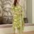 women's pure cotton embroidery work printed kurta pant with dupatta set