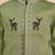  Pista Green silk blend embroidered nehru jacket set with stone work