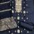 Blue pc cotton embroidery dress material with dupatta