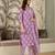 women's pure cotton embroidery work printed kurta pant with dupatta set