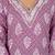 women's pure cotton embroidery work printed kurta pant with dupatta set