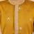 boys mustard silk kurta pajama set