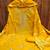 Yellow pc cotton embroidery dress material with dupatta