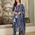 women's pure cotton embroidery work printed kurta pant with dupatta set