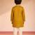 boys mustard silk kurta pajama set