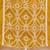 boys mustard satin kurta pajama set - geometric embroidery navratri