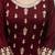women's art silk embroidery sequence work kurta pant set with dupatta for women