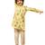 boys yellow rayon animal print kurta with cream pyjama set - diwali special