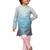 boys aqua sequin kurta pajama set - traditional embroidered navratri wear