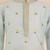 boys aqua satin floral kurta pajama set - premium navratri wear