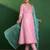 Art silk embroidery sequins kurta pant set with dupatta for women
