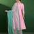 Art silk embroidery sequins kurta pant set with dupatta for women