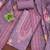 Purple muslin cotton printed dress material with dupatta