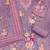Purple muslin cotton printed dress material with dupatta