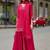 Women Gajji Slik Work Hand & Threadwork Short Straghit Kurta With Palazzo & Dupatta 