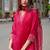 Women Gajji Slik Work Hand & Threadwork Short Straghit Kurta With Palazzo & Dupatta 