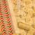 Beige cotton embroidery dress material with dupatta