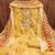 Beige cotton embroidery dress material with dupatta
