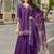 Women Gajji Slik Work Hand & Threadwork Short straight Kurta With Palazzo & Dupatta 