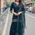Women Gajji Slik Work Hand & Threadwork Short straight Kurta With Palazzo & Dupatta 