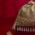 Grey embroidered  silk potli bag