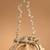 Peach embroidered  silk potli bag
