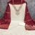 White modal weaving dress material with dupatta