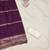 White modal weaving dress material with dupatta
