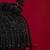Black embroidered silk potli bag