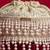 Ivory pearl embroidered  silk potli bag