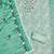 Sea green chanderi cotton embroidery dress material with dupatta
