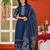Cotton cambric straight  kurti-pant-dupatta  set