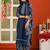 Cotton cambric straight  kurti-pant-dupatta  set