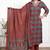 Cotton cambric straight  kurti-pant-dupatta  set