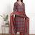 Cotton cambric straight  kurti-pant-dupatta  set