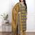 Cotton cambric straight  kurti-pant-dupatta  set