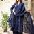 Cotton cambric dyed anarkali  kurti-pant-dupatta  set