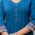 Cotton cambric a-line kurti-pant-dupatta  set